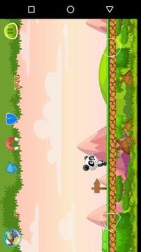 Panda Run Fruits游戏截图2