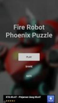 Fire Robot Phoenix Puzzle游戏截图1