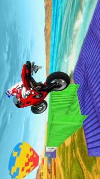 Mega Ramps Bike Simulator  3D Impossible Tracks游戏截图5