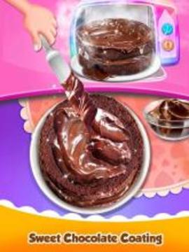 Chocolate Cake - Sweet Desserts Food Maker游戏截图2