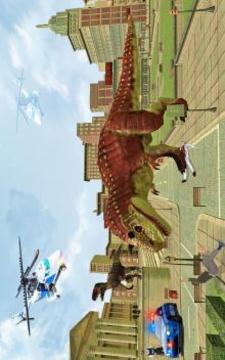 Dinosaur Jurassic world Attack  Dino Games游戏截图2