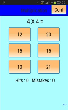 Tablas de multiplicar游戏截图1