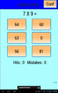 Tablas de multiplicar游戏截图5