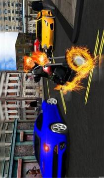 Ghost Bike Rider Fighter游戏截图3