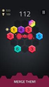 Get7! - Hexa Puzzle游戏截图2