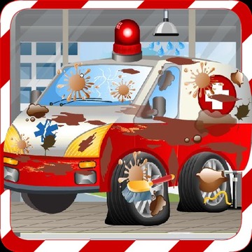Car Wash Games -Ambulance Wash游戏截图2