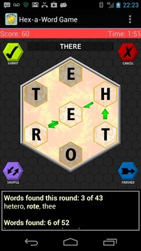 Hex-a-Word Game游戏截图3