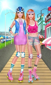 Roller Skate Chics: Girls Date游戏截图5