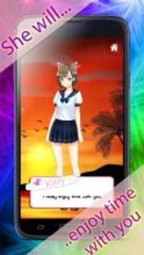 My Cat Face Virtual Girlfriend – 2D Simulator游戏截图3