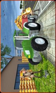 Tractor Farming & Tractor Trolley Cargo Driver 3D游戏截图5