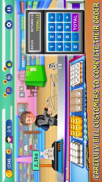 Virtual Supermarket Cashier: Cash Register Manager游戏截图1