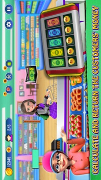Virtual Supermarket Cashier: Cash Register Manager游戏截图3