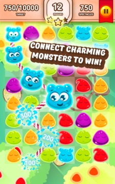 Jelly Monsters - Sweet Mania游戏截图1