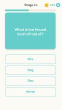 QUIZ PLANET - Game Of Thrones!游戏截图3