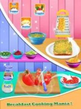 BreakFast Food Maker - Kitchen Cooking Mania Game游戏截图1