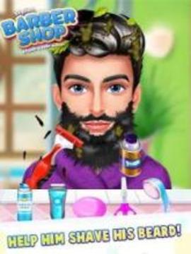 Stylist Barber Shop : Beard Shave & Hair Salon游戏截图3