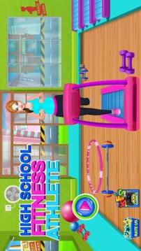 High School Fitness Athlete: Acrobat Workout Game游戏截图2