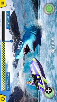 Angry Shark Adventure World : Megalodon Attack 3D游戏截图2