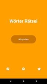 Deutsch Wörter Rätsel游戏截图3