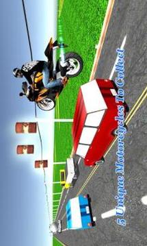 Highway Dash 3D - Speed Street Bike Moto Racing游戏截图2