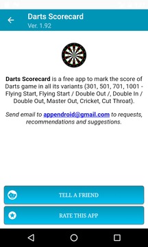 Darts Scorecard游戏截图1