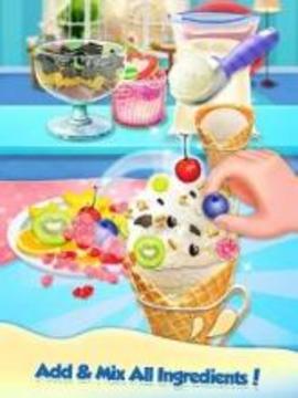 Summer Ice Cream Maker - Home Kitchen Fun游戏截图2