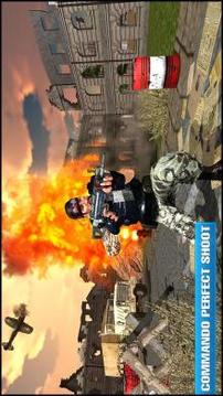 Fire Commando Adventure  City Battle Squad游戏截图2