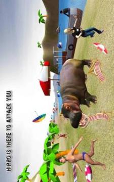 Crocodile Simulator Frenzy Attack at Beach & City游戏截图5