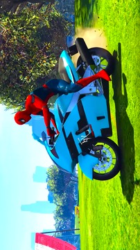 Superheroes Bike Stunt Racing Games游戏截图1