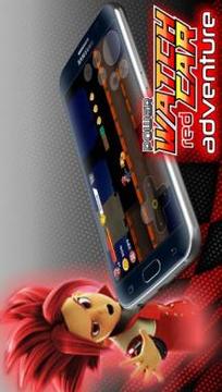 Power Watch Car Red Adventure游戏截图1