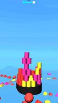 Tower Color Falling Ball Clash游戏截图5