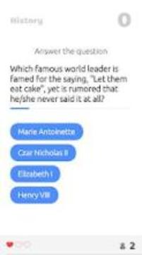 New History Quiz Trivia游戏截图1