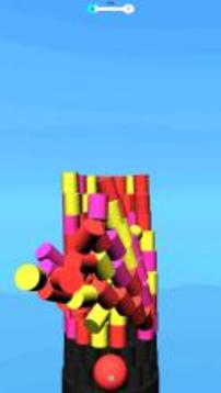 Tower Color Falling Ball Clash游戏截图3
