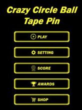 Crazy Pin Ball Circle Taping游戏截图1