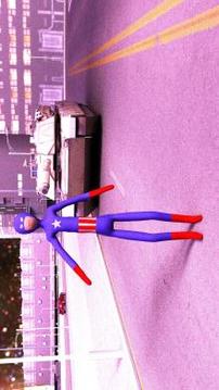 Captain Stickman Rope Hero游戏截图1