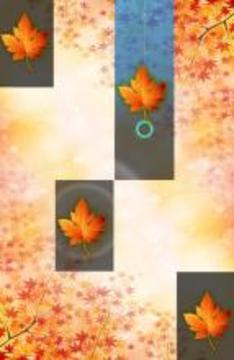 Autumn Piano Fall Tiles  Leaf Trees Wind Game游戏截图1