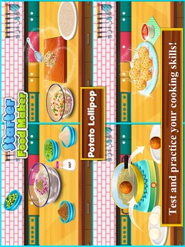 Starter Food Maker - Kitchen Cooking Games游戏截图1