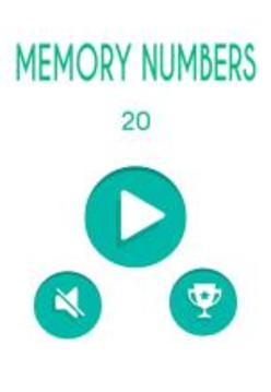 Memory Numbers游戏截图1