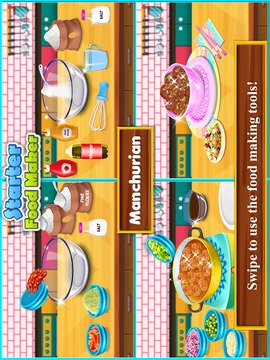 Starter Food Maker - Kitchen Cooking Games游戏截图2