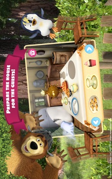 Masha and the Bear: Cooking Adventure游戏截图1