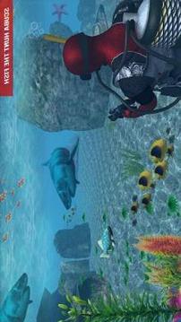 Underwater Scuba Diver Survival: Shark Hunger 2018游戏截图4