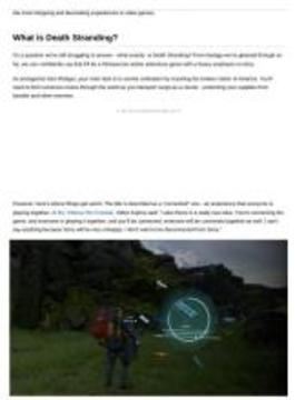 death stranding guide and tips游戏截图1