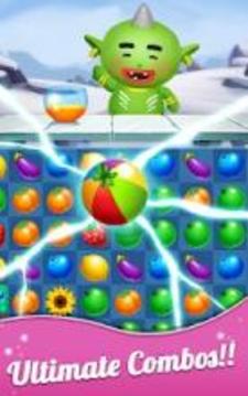 Jungle Fruit Splash: A match 3 game游戏截图1