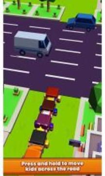 Rush To School  Road Crossing Game游戏截图3