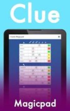 Cluedo Magicpad (a super notepad)游戏截图4