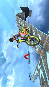 Crazy Bmx Bike  Xtreme Stunts Game游戏截图3