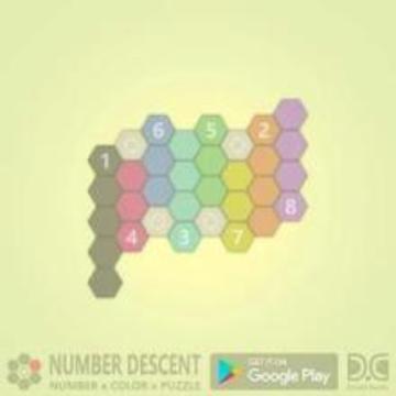 Number Descent: 1 Line Puzzle游戏截图1
