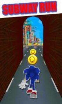 Subway Hedgehog Adventure Dash Runner jump Game游戏截图1