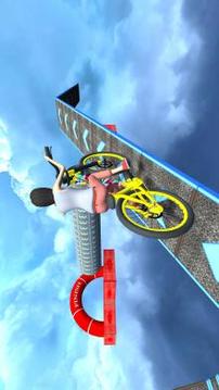 Crazy Bmx Bike  Xtreme Stunts Game游戏截图4