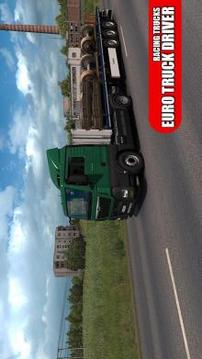 Monster Trucks Euro Truck Driving Cop Simulator游戏截图5